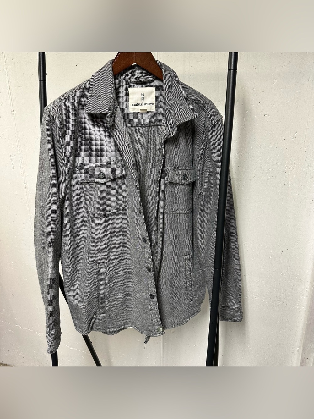 Mutual Weave Men's Gray Workshirt Jacket 🐠